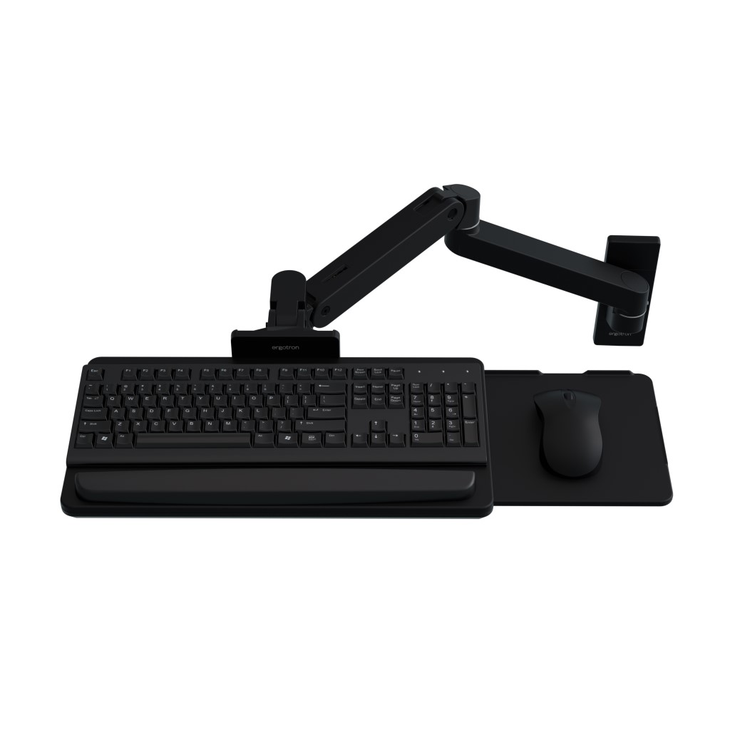 ERGOTRON [45-685-292] LX PRO キーボード用アーム トレイ付 ブラック 2.3kgまで対応｜TT-Mall