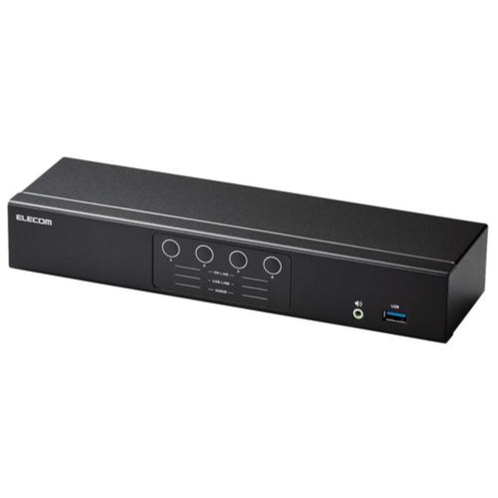 エレコム [KVM-NHUS4] パソコン切替器(KVM)/HDMI/4ポート｜TT-Mall 38,032円