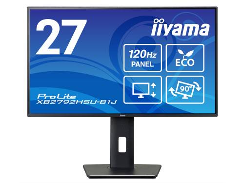 イーヤマ [XB2792HSU-B1J] ＜ProLite＞27型 広広とした液晶見せびらかすProLite XB2792HSU-B1J(1920x1080/IPS遣りくちダイアログボックス/HDMI、DisplayPort/昇降/スウィーベル/中枢/チルト/黒いこと)