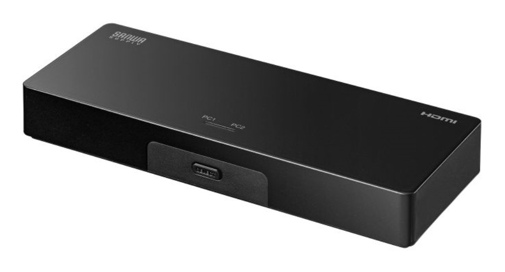 サンワサプライ [SW-KVM2HUUS] 4K相応うHDMIマイコンうつり変わり器(エミュレート非積み上げる･2:1)