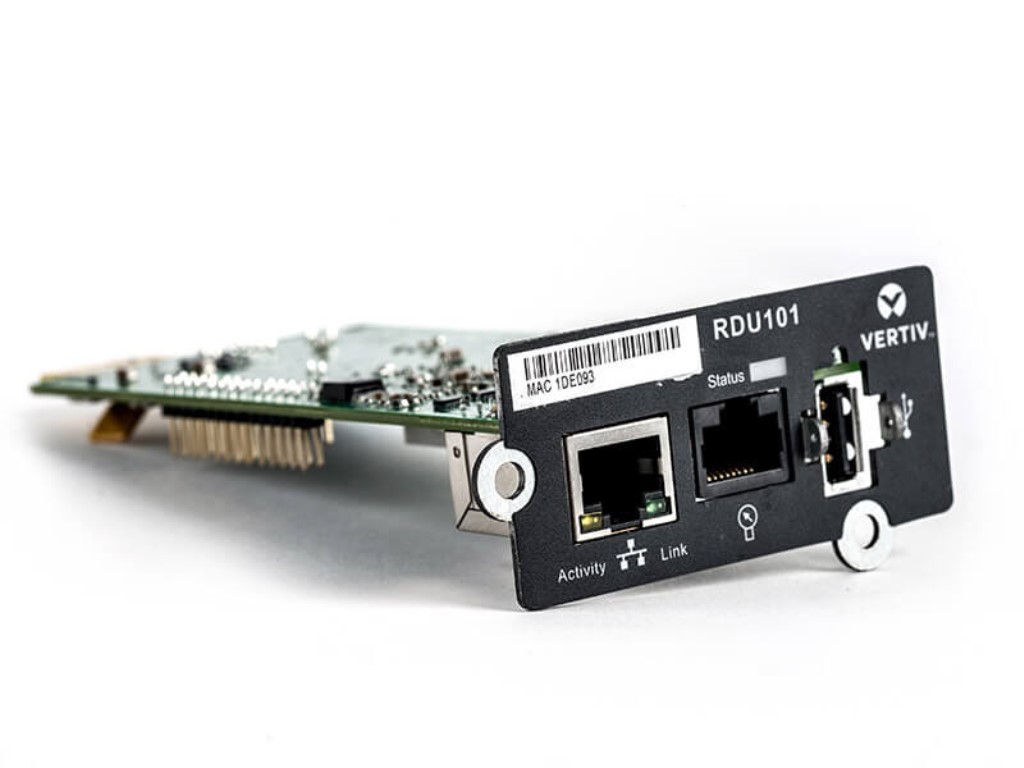 Vertiv [RDU101] Vertiv Liebert GXT5続きもの用 メール交換歌留多 Web card for GXT5