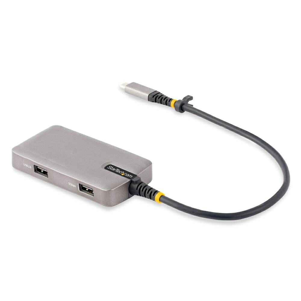 StarTech.com [104B-USBC-MULTIPORT] マルチポートアダプタ/USB-C繋ぎ合わせる/シングル管する/4K60サイクル HDMI/100W USB PD通り手形スルー/3x USB 3.0こしき/各種os相応う/Works with Chromebook御墨付き/Type-Cミニドッキングステーション