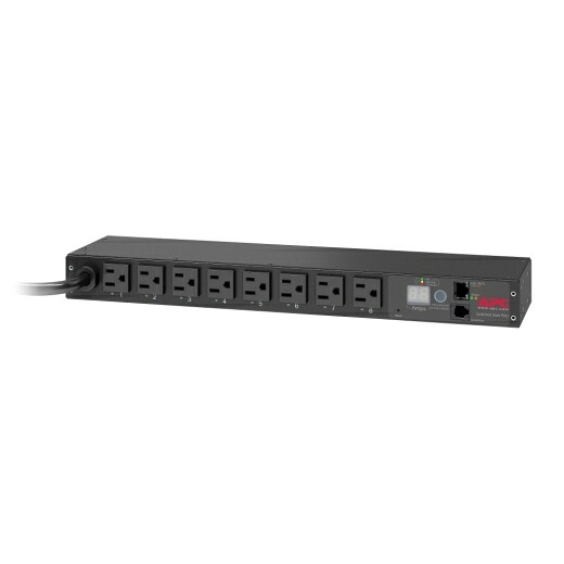 APC [AP7900B] Rack PDU、Switched、1U、15A、100V、(8)5-15