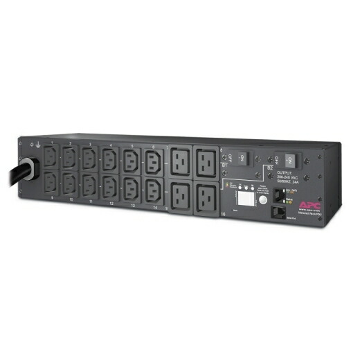 APC [AP7811B5W] Rack PDU、Metered、2U、30A、200V、(12)C13 \u0026(4)C19 5年引きうける