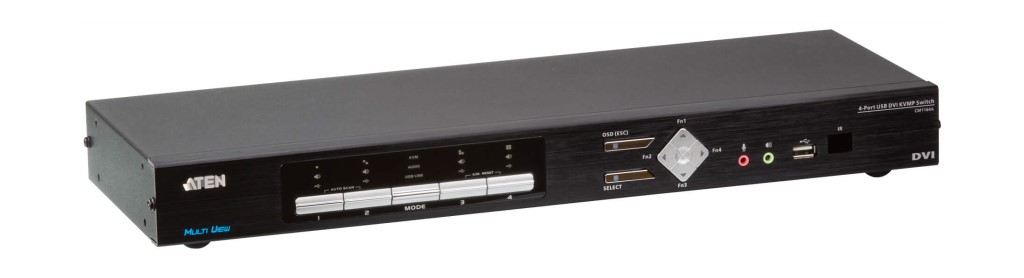 ATEN [コマーシャル1164A/ATEN] USBこしき積み上げる 4界面 USB DVI マルチビュー/オーディオKVMP取り替えっこ