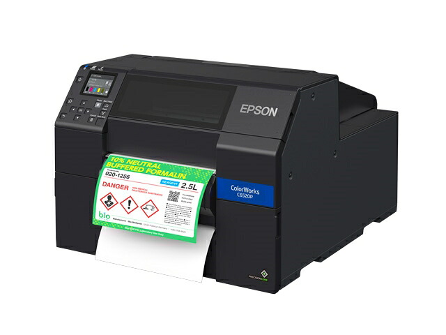 エプソン [CW-C6520PG] ColorWorks ラベルプリンター CW-C6520PG(4色独立インクジェット(フォト顔料)/LAN/USB2.0/D-Sub25Pin/8インチ幅ロール/ピーラーモデル)｜TT-Mall