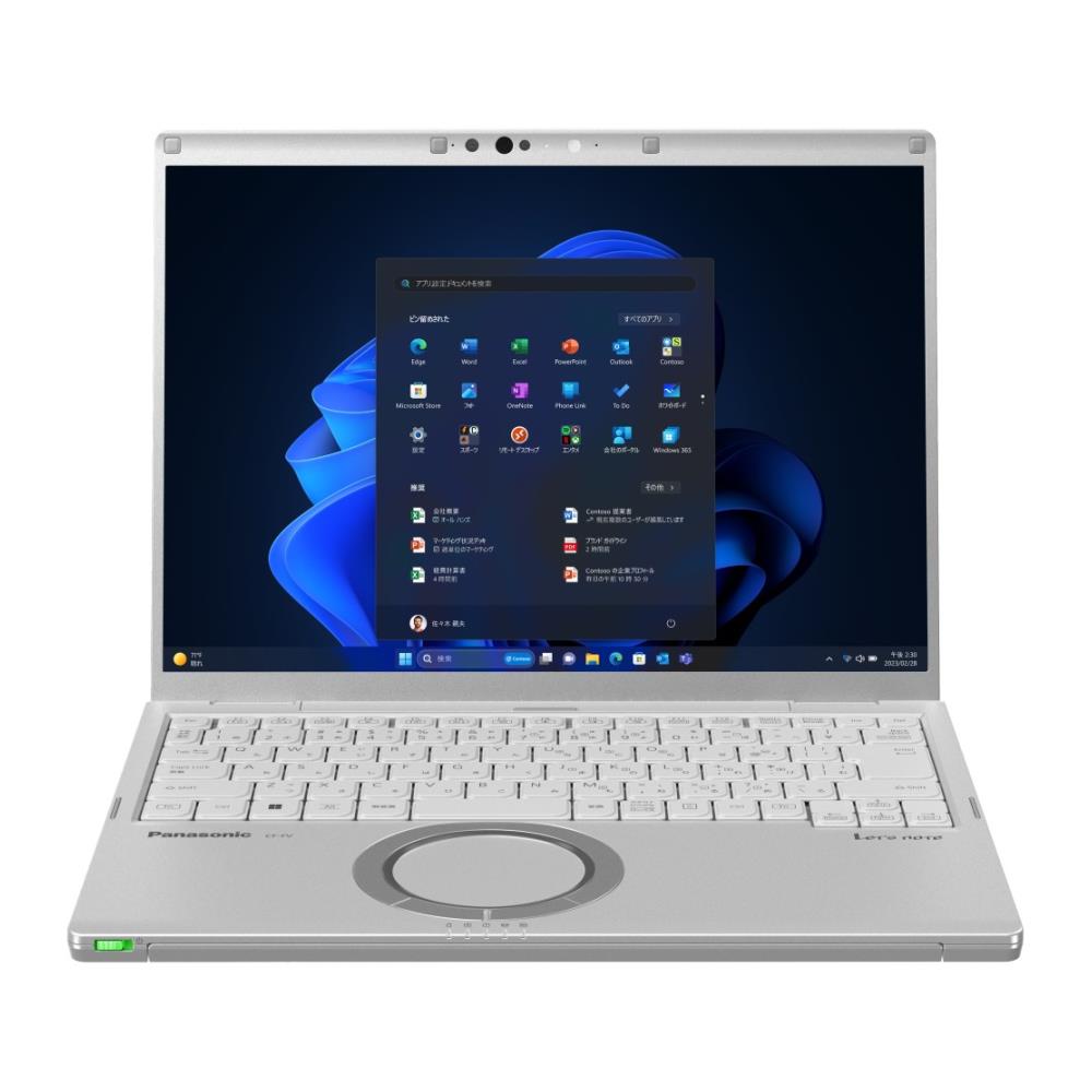 パナソニック [CF-FV5TDAAS] Let\u0027snoteFV5商行為ひな形(Ultra5135U/16GB/SSD256GB/Win11Pro/14.0QHD/vPro/L乾電池/カオニンショウ)