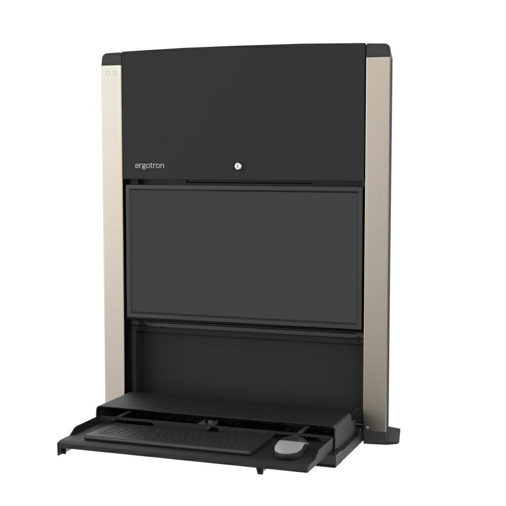 ERGOTRON [61-367-060] (押さえる商いもの)CareFit昇降式エンクロージャ、引っ敷き黒いこと