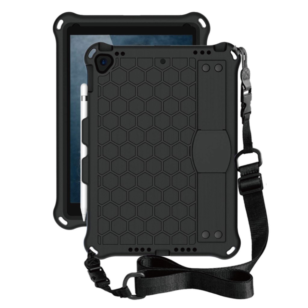 エムディーエス [MDS-TSCIP102BLTBK3] iPad 10.2(第9・8・7時人)相応う 耐衝撃容れもの(ありがた味ひな形)黒いこと