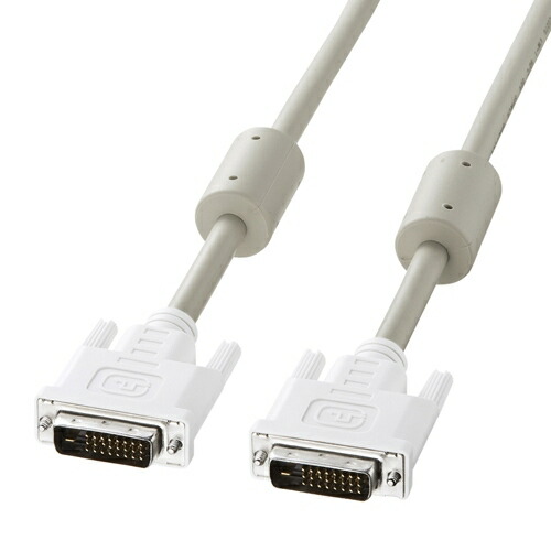 楽天市場】サンワサプライ [KC-DVI-100G] DVIシングルリンクケーブル