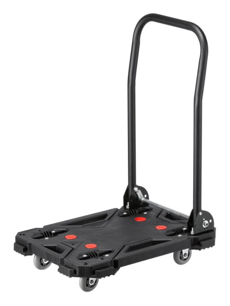 サンワサプライ [CART-FA8HBK] 手持ち部分つき手押し車 小