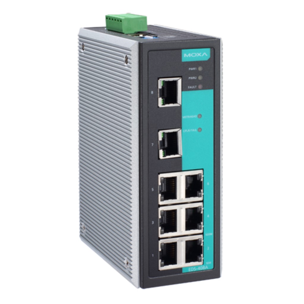 MOXA [EDS-408A-EIP-T] 8界面 マネージドスイッチ EtherNet/IP相応う Tひな形