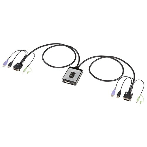 サンワサプライ [SW-KVM2DUN] 見せびらかすエミュレート相応うDVIマイコン自動小銃うつり変わり器(2:1)