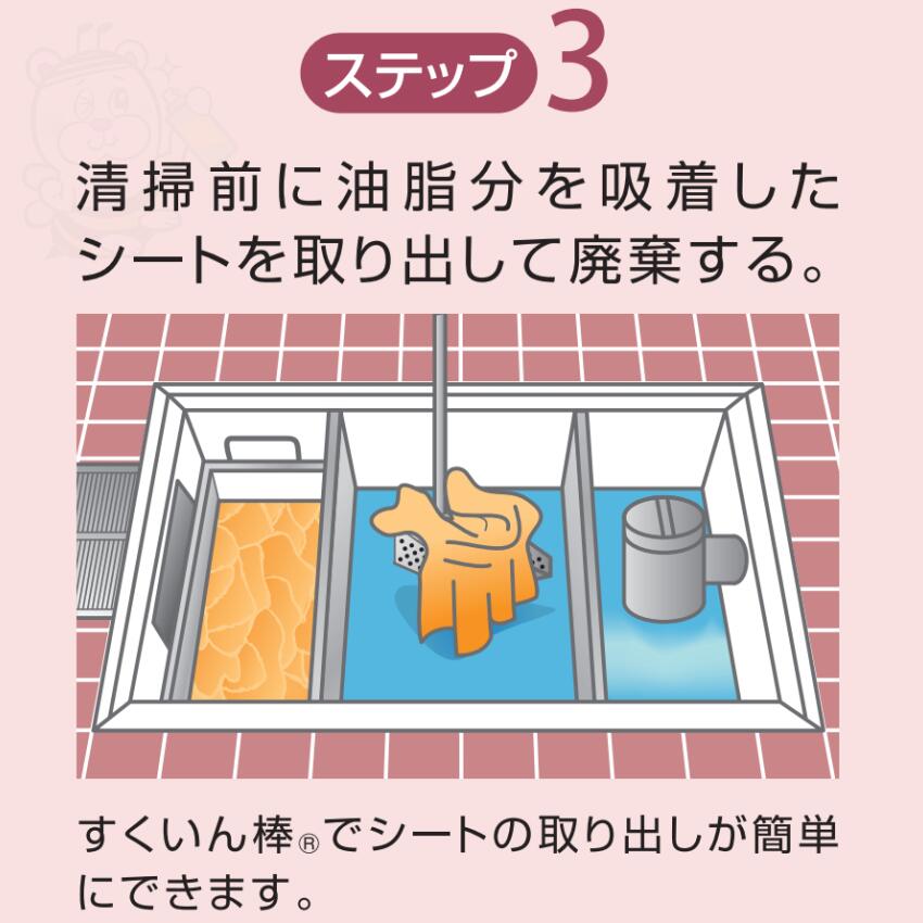 超可爱 油吸収用 グリストラップ用油吸着シート グリースクリーン ロール 50cm×10m