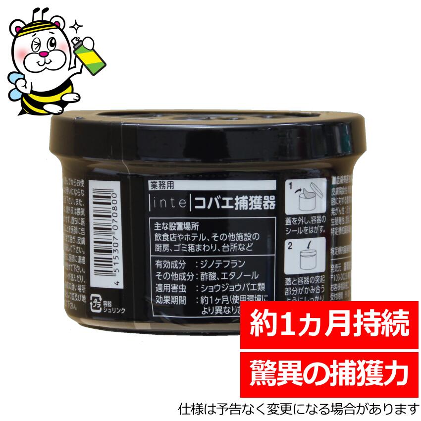 お役目用inteコバエふん捕まえる器 そそり立てる殺虫剤 ショウジョウバエ コバエ捕り 止めること追いだし 打つ手