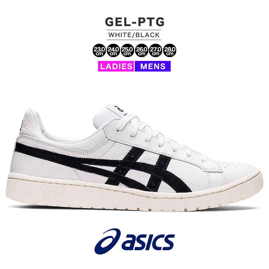 【楽天市場】アシックス GEL-PTG MT asics ゲル ピーティージー エムティ ポイントゲッター 1201a524.101 スニーカー  ハイカットスニーカー ミッドカットスニーカー メンズ レディース クッション おしゃれ ブランド ホワイト 白 ブラック黒 靴 シューズ ...