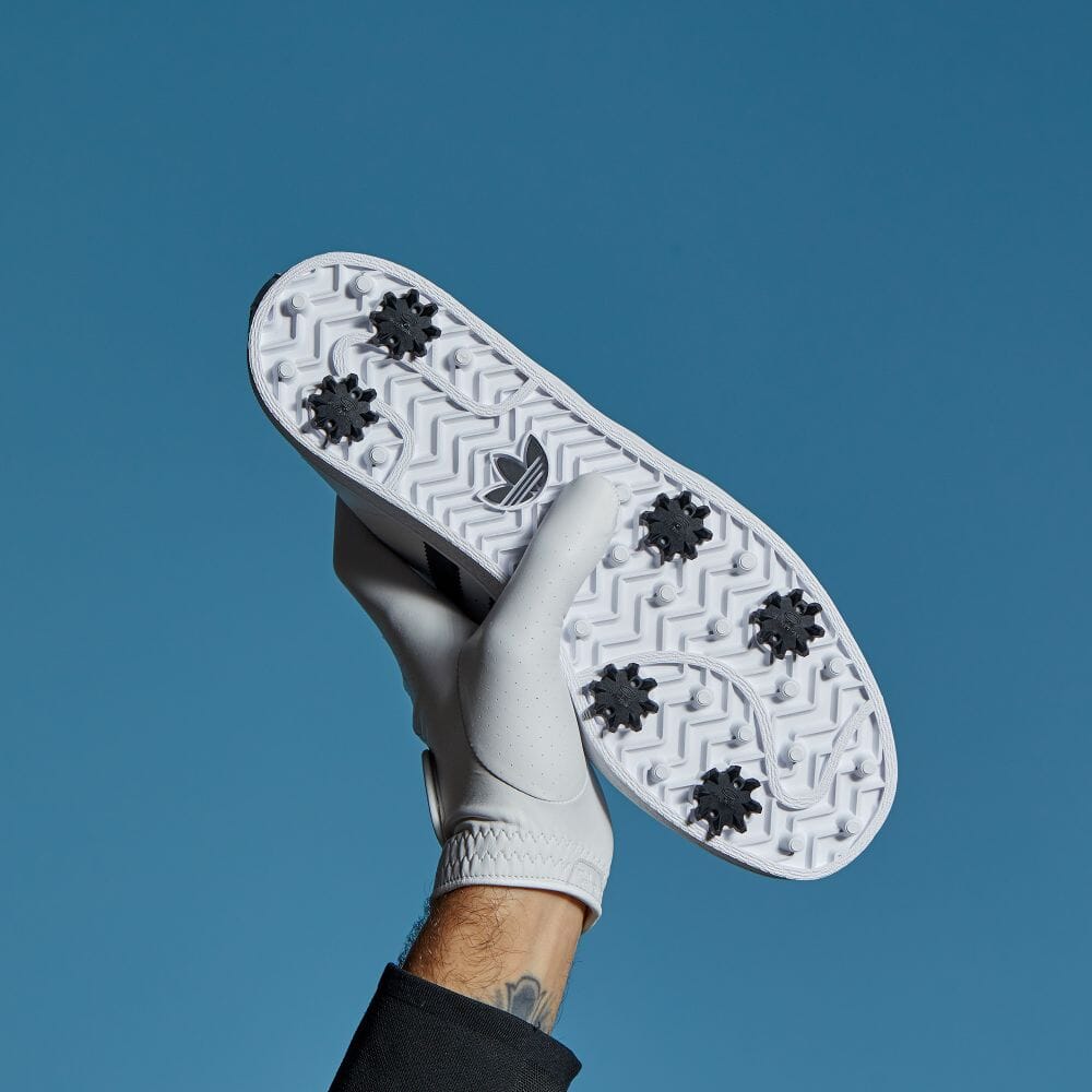 アディダス ゴルフシューズ スパイク スーパースター Superstar メンズ おしゃれ Lla65 ブランド Adidas 革靴 皮靴 カジュアル シューズ ブラック 黒 ホワイト 白 靴 シューズ Gvs00 21 春 夏 春夏 Ael Global