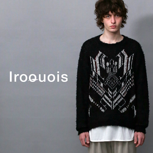 楽天市場】イロコイ ブランド Iroquois ニット メンズ 長袖 おしゃれ