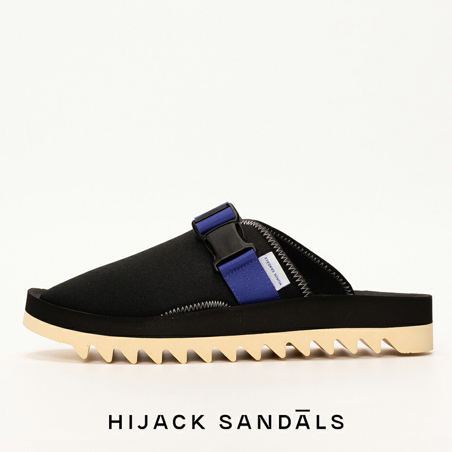 シャークソール サンダル サボサンダル 厚底 メンズ KANO カノ ブランド HIJACK SANDALS ハイジャックサンダルス おしゃれ 靴 ビブラムソール 履きやすい スライドサンダル スライダーサンダル スポーツ つっかけ 軽い 軽量 フェス アウトドア ブラック 黒 2026 冬 春 春夏