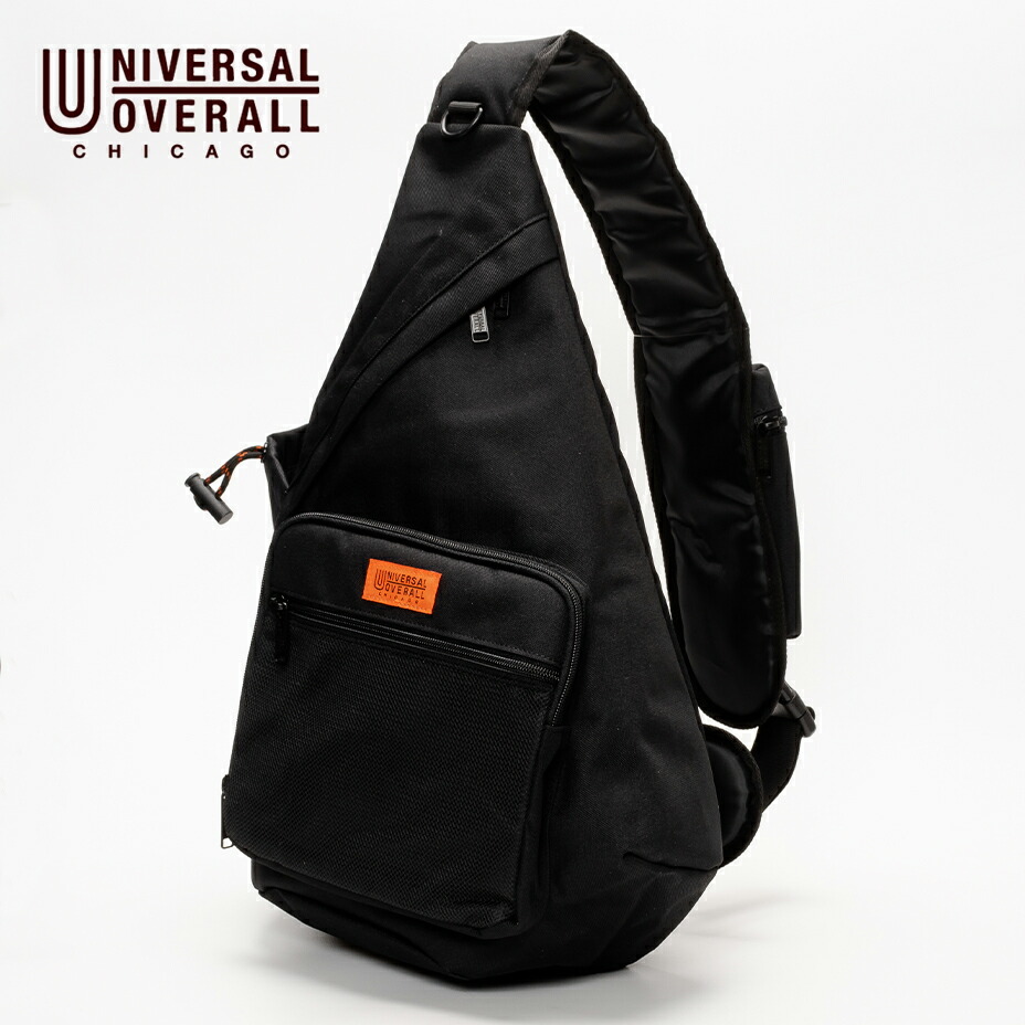 UNIVERSAL OVERALL ユニバーサル大層らしい櫂 一ショルダーバッグ レディース メンズ a4 大きめ ブランド名 高校生 一肩肉 背嚢 御徒面子 ショルダーバッグ 曲がったがけ かっこいい 縦型 ３角形型 成年者 ワンショル 今めかしい 通い 通学 黒いこと 黒 2026 春 春夏 夏