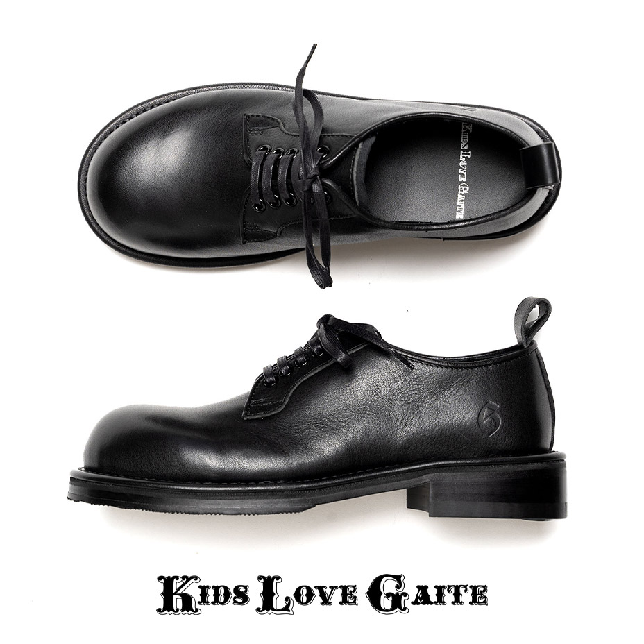 KIDS LOVE GAITE 黒 レザー WALT 8.5 27cm KIDS LOVE GAITE 黒 レザー WALT 8.5 27cm