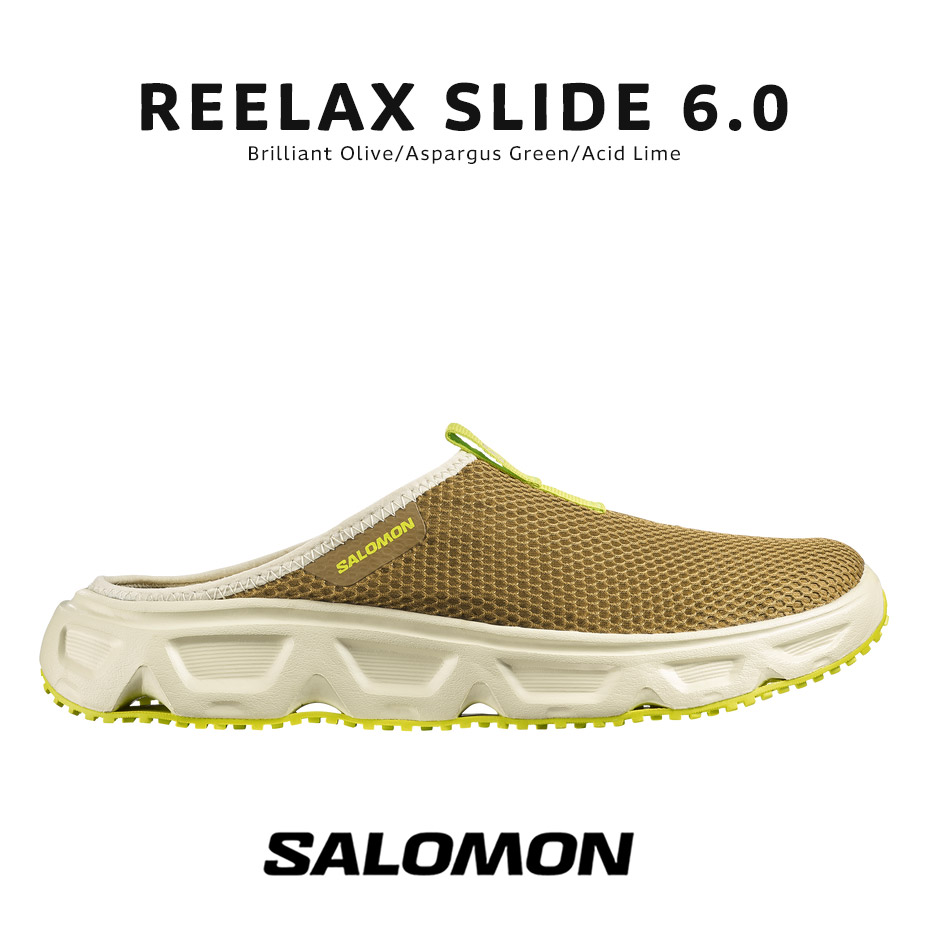 salomon REELAX SLIDE 6.0 サロモン 伸び伸びする横すべり L47994300 メンズ サンダル リカバリーサンダル リカバリーシューズ スニーカーサンダル スニーカー 運動競技サンダル 軽さ たわい無い シューズ 体育館 形づくる