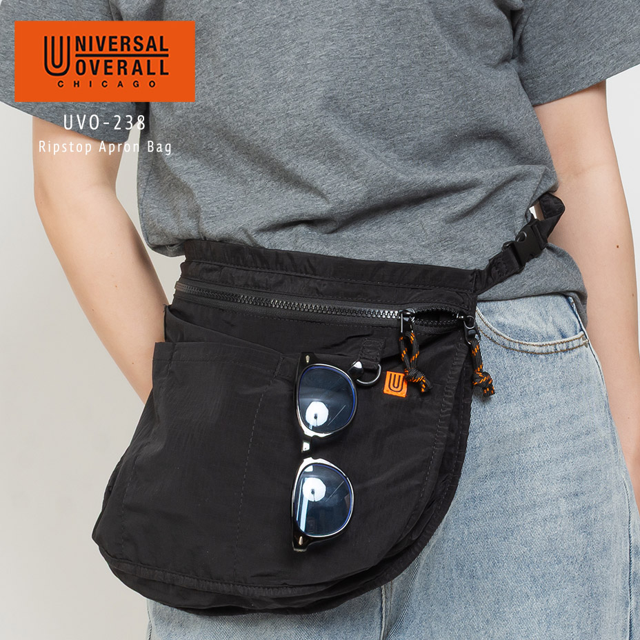 UNIVERSAL OVERALL ユニバーサルオーバーオール バッグ エプロンバッグ おしゃれ 仕事用 ウエストバッグ 作業用 メンズ レディース アウトドア ショルダーバッグ 大きめ 斜めがけ 大人 軽量 斜めがけバッグ ブランド ナイロン ショルダー かわいい 可愛い 通勤 通学 A4