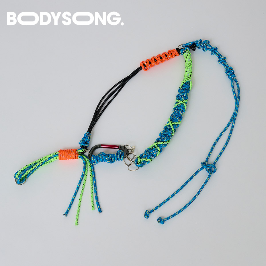 bodysong ボディソング BS260802 パラコード ベルト レディース メンズ カジュアル おしゃれ カラビナ かわいい 可愛い カジュアルベルト マルチベルト ショルダーベルト ウエストマーク 国産 日本製｜TTClub