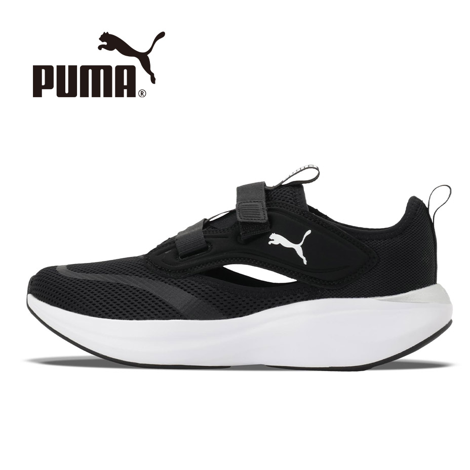 プーマ puma ムーブオン ソフトライド スニーカー 厚底 メンズ レディース ランニングシューズ 靴 おしゃれ 黒 move on softride 313416
