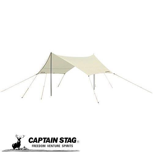 キャプテンスタッグ タープ ヘキサゴン サイズ400×420×H220cm UVPU加工 キャリーバッグ付き CSクラシックス UA-1069 テントタープ 旅行 出張 移動 トラベル UVカット アウトドア