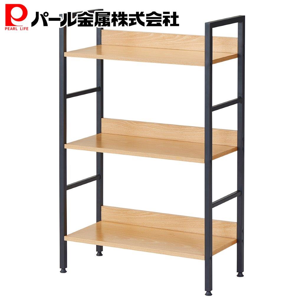 木製金属シェルフ 横幅約60cm 木製金属シェルフ 横幅約60cm