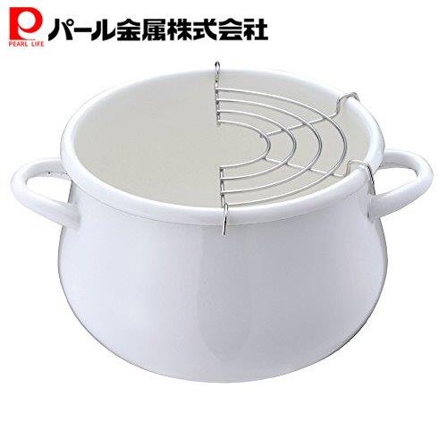 まとめ得 パール金属 ブランキッチン ホーロー天ぷら鍋20cm HB-3677 x [4個] /l ヨドバシ.com - パール金属 PEARL 天ぷら鍋 20cm 両手 温度計付 IH対応
