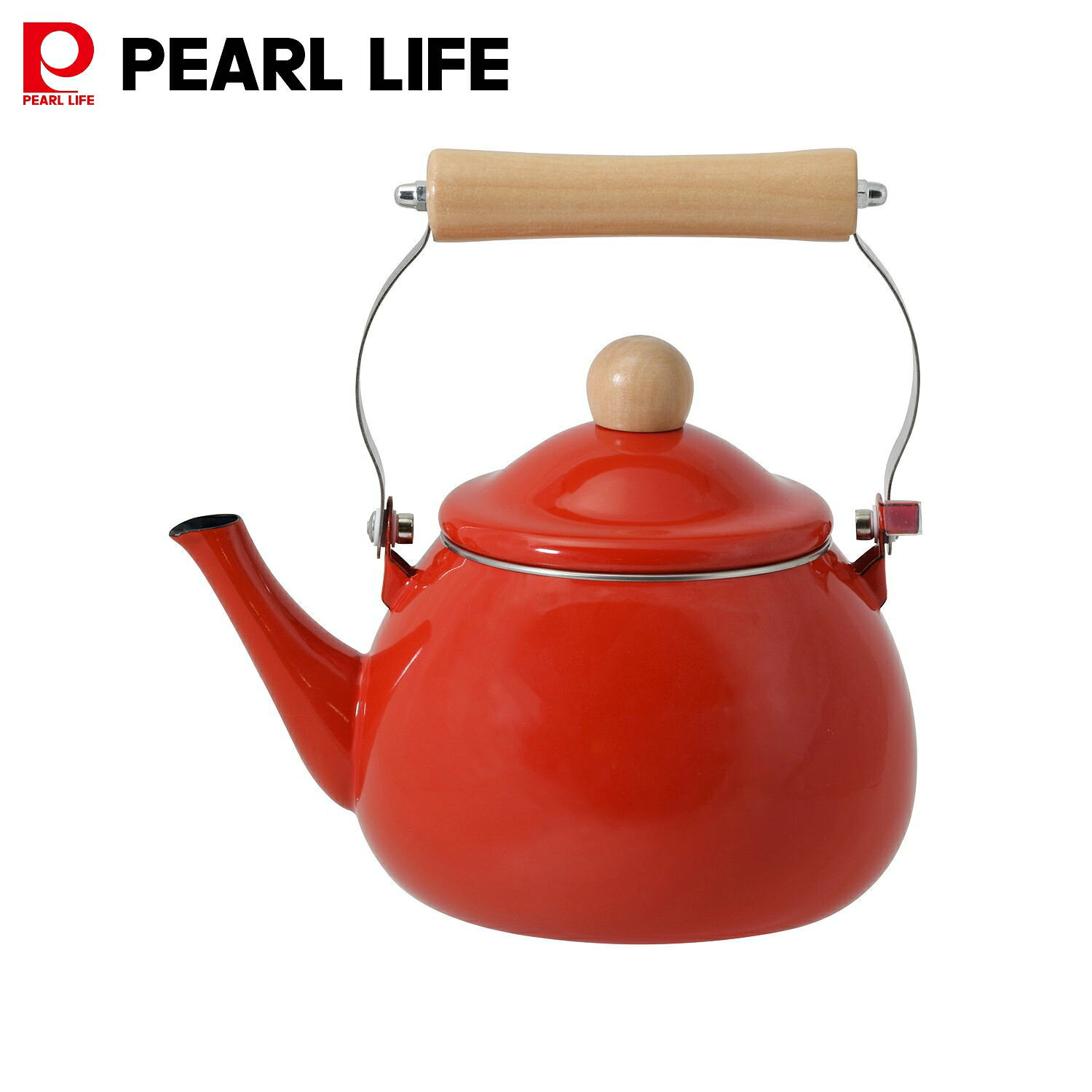 赤い金属製やかん　昭和　ニューマルピーケトル 4549308703849.jpg