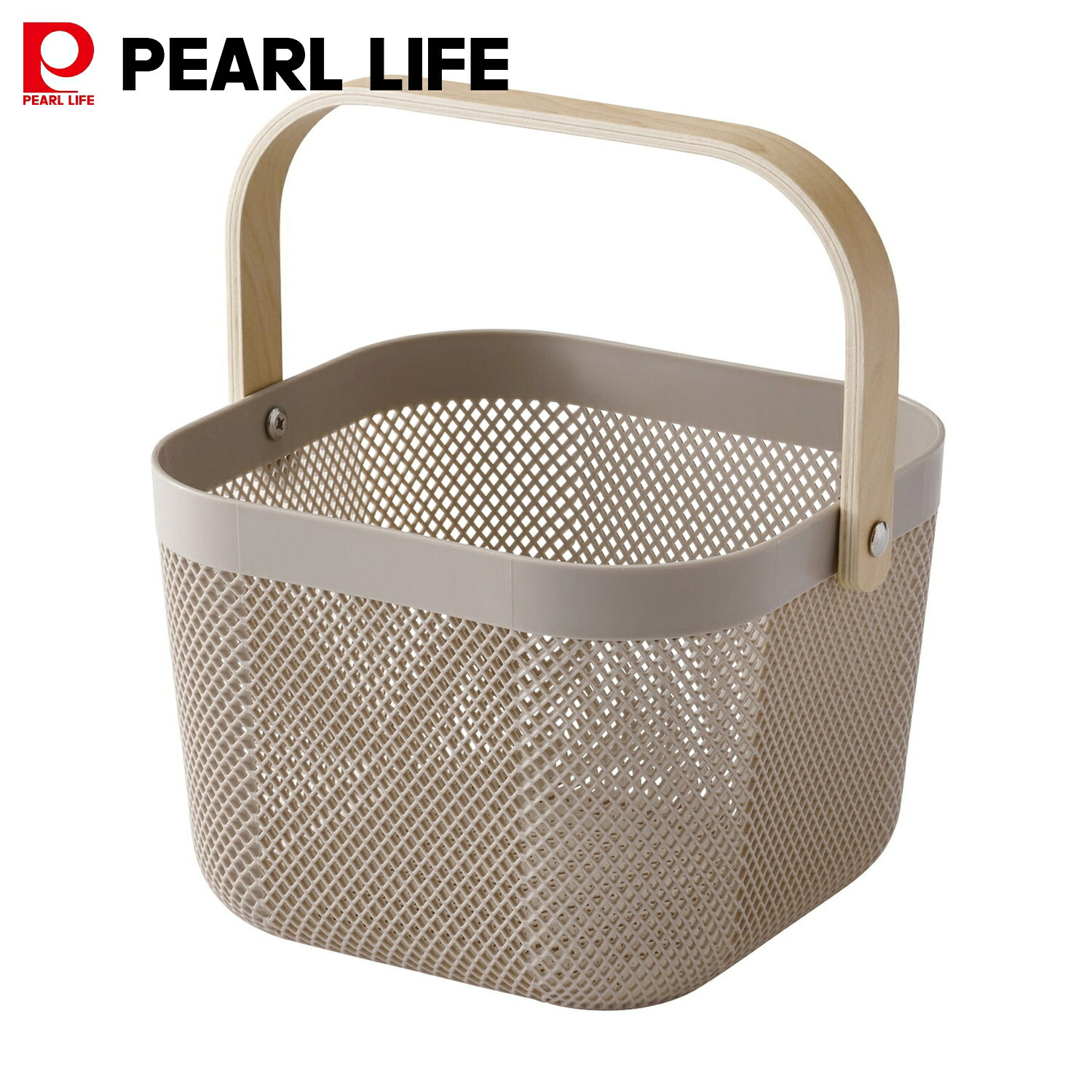 パールさま専用　キッチン用品　純銅バスケット ワイヤーバスケット 木柄 パール金属 【通販モノタロウ】