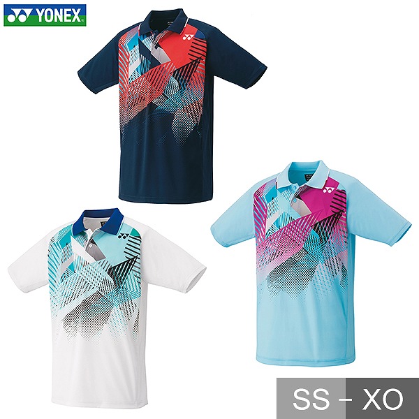 【2枚セット】テニス ウェア 部活 中学 高校 ゲームシャツ ポロシャツ 試合 YONEX 【メール便だと送料無料】ユニ ゲームシャツ ヨネックス