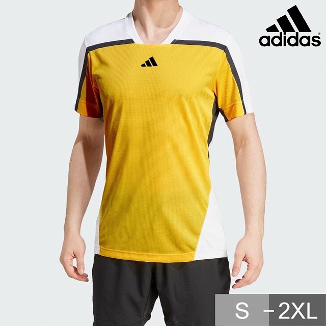 adidas ゲームTシャツ M adidas ゲームシャツ フロントロゴ アディダス Tシャツ - メルカリ