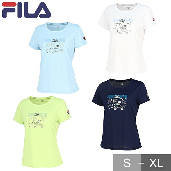 楽天市場】フィラ FILA テニスウェア レディース アップリケTシャツ