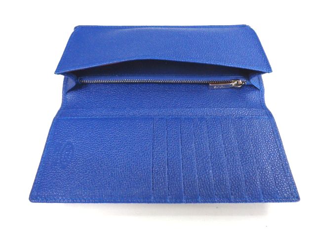 楽天市場 新品 メンズ トッズ 2つ折長財布 レザー ブルー あす楽対応 関東 ティートレード