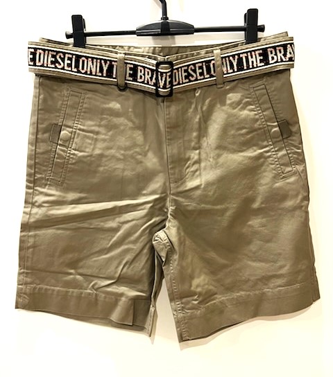【激レア☆極美品】ディーゼル ハーフパンツ デカロゴ カーキ ポリエステル L 楽天市場】ディーゼル メンズ スウェット ハーフパンツ P-CROW-MEGOVAL