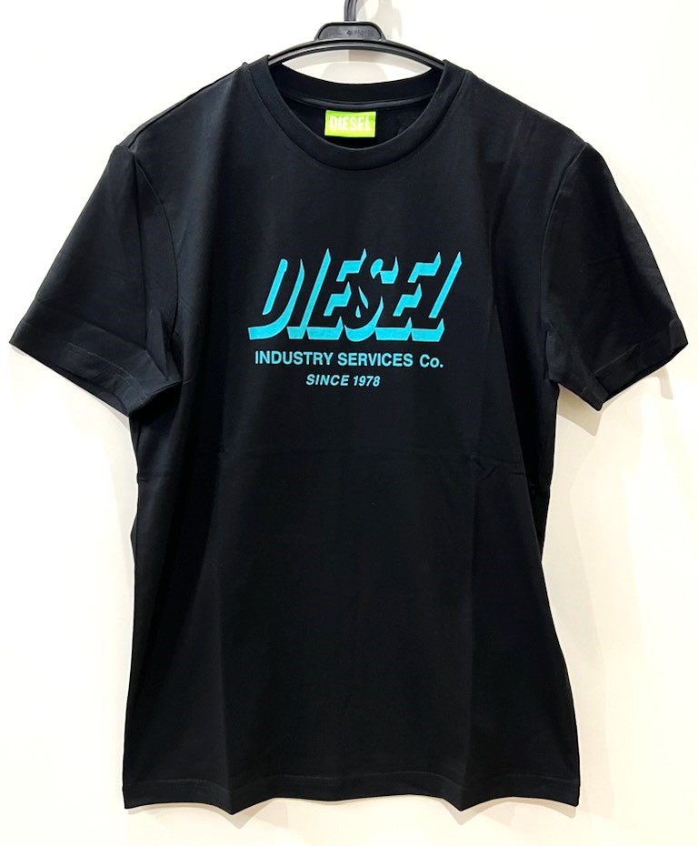 楽天市場】メンズ ディーゼル クルーネック プリント Tシャツ ブラック