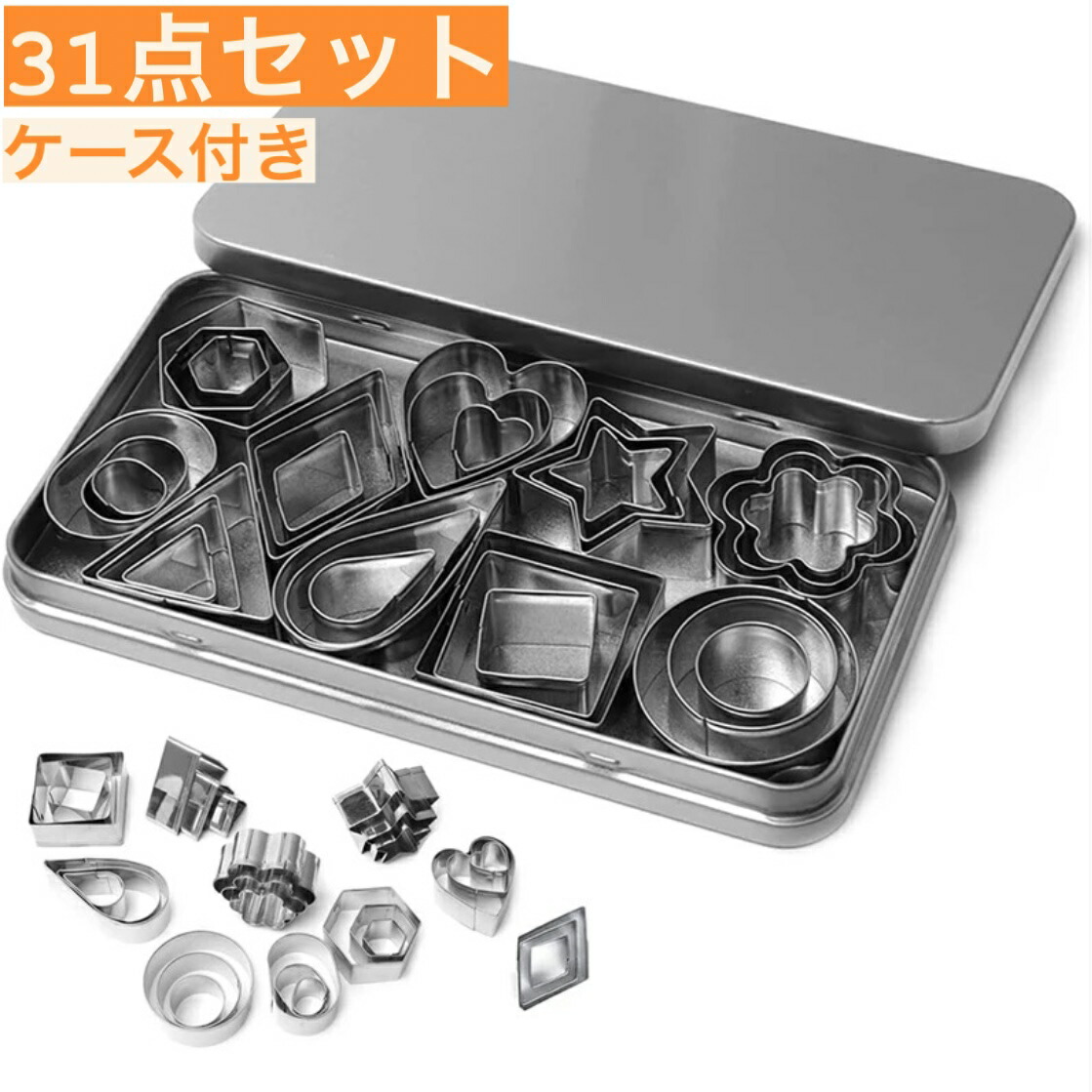 楽天市場】在庫無くなり次第販売終了 クッキー型セット 三角形 6個 缶