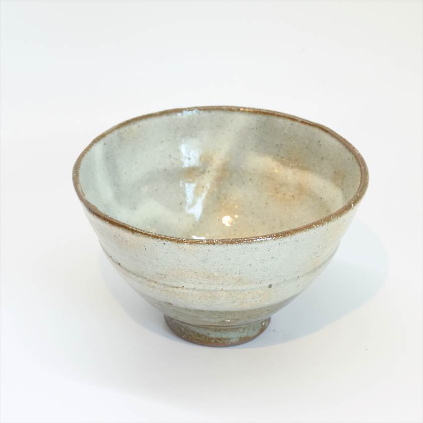 、あつシ 丹波のミケランジェロ　丹波半焼成粉引井戸茶碗 丹水窯】丼鉢/粉引/しのぎ/白 | 【丹波のイロドリ】丹波焼(陶器