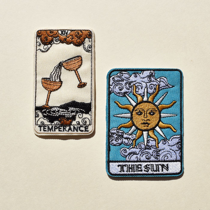 楽天市場】ゴッホ「夜のカフェテラス」ワッペン/アイロン糊付き/名画