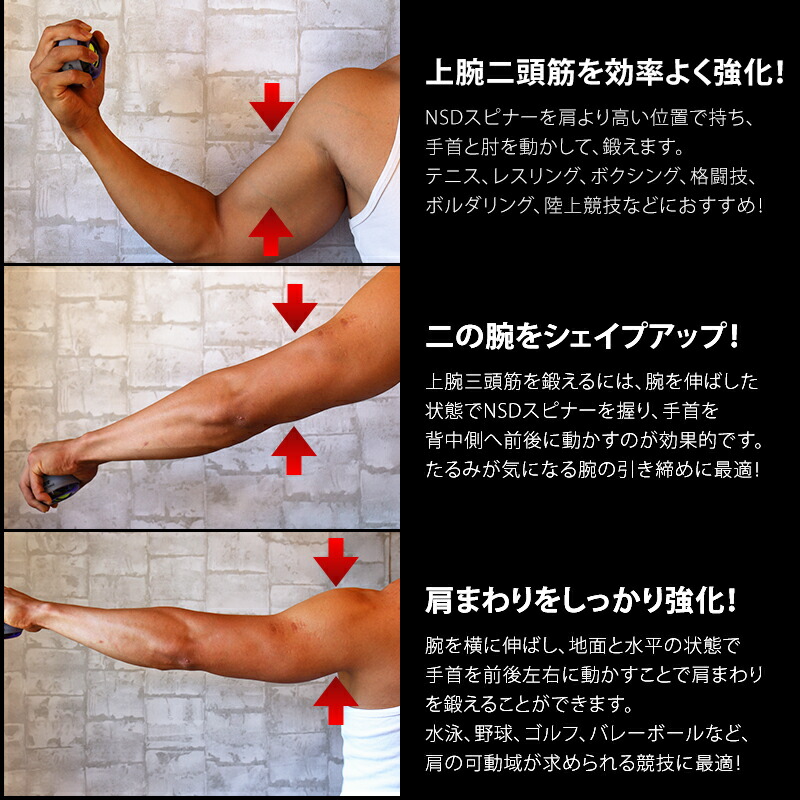 プロ仕様486g オートスタート 世界中で大人気 ロングセラーのトレーニング器具 腕力アップ Nsd Spinner アスリート向け Pb 8a Metal 日本正規代理店商品 筋トレ 器具 筋トレ 握力 トレーニング 手首 グッズ 腕 Clinicalaspalmeras Com