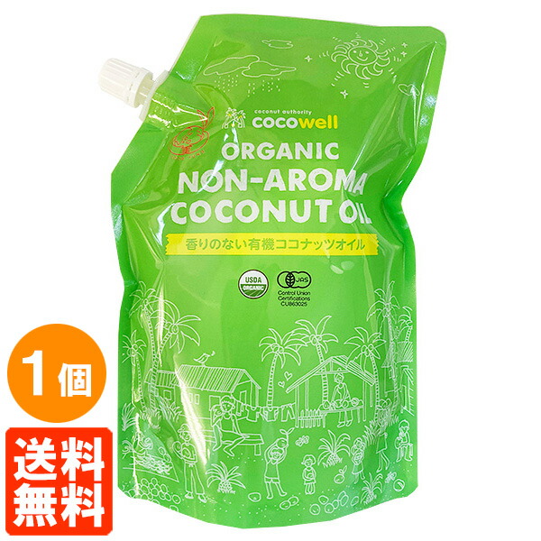 cocowell - ココウェル　オーガニック　有機プレミアム　ココナッツオイル　２０００ml  ６袋 Amazon | 「オーガニック プレミアムココナッツオイル(無香