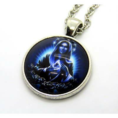 楽天市場 聖母マリア ペンダント ネックレス キリスト教 マリア グッズ Tattoo 刺青 柄 Tuge9999 楽天市場店