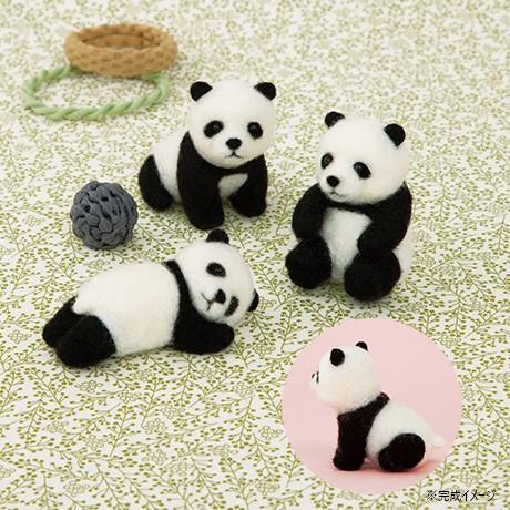 楽天市場】三つ子パンダの赤ちゃん 手作りキット フェルトで作る