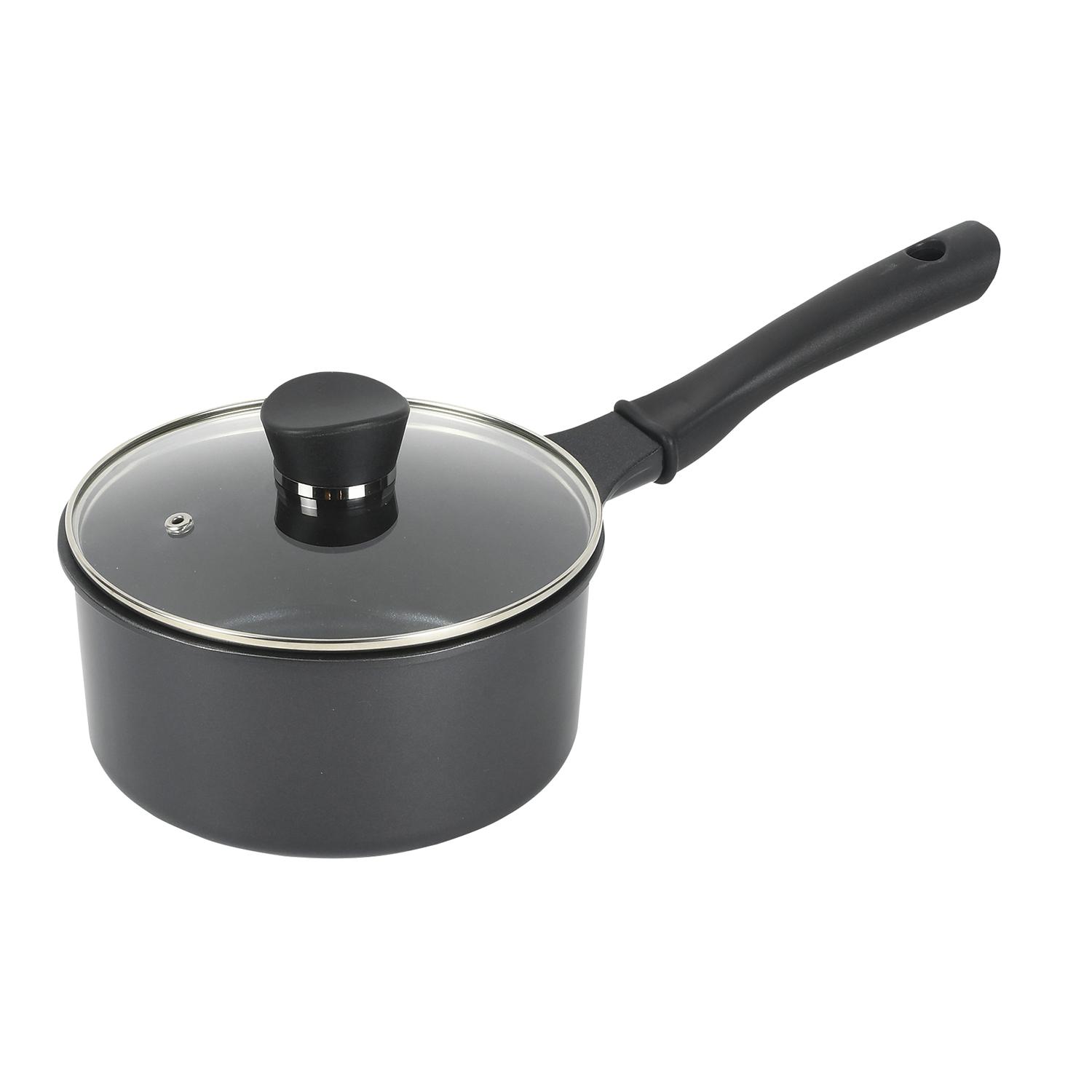 アルミ製 蓋付き片手鍋 メーカー不明 キッチン用品 調理器具 M2599 アルミ製 蓋付き片手鍋 メーカー不明 キッチン用品 調理器具 M2599