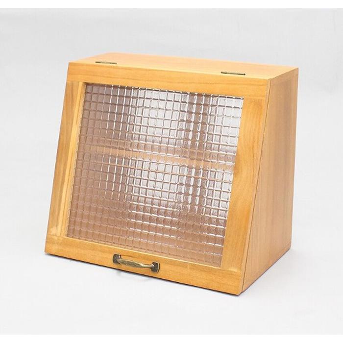 【送料無料】天然木桐材の軽量木製Showcase W40H35cm ライトブラウン CFB-402535LB CFB-402535LB