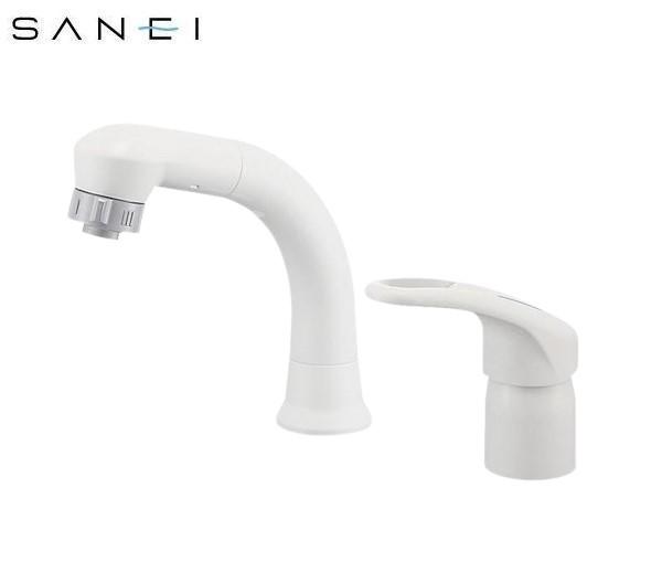 【送料無料】三栄水栓 SANEI シングルスプレー混合栓(洗髪用) 寒冷地 K37610EJK-13